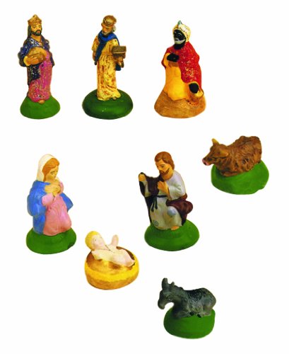 GRAINE CREATIVE — Lot de 9 moules en latex crèche de Noël – Image 2