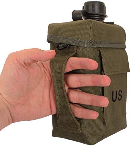 MIL-TEC Patrol — Gourde avec housse et sangle olive 2 L – Image 4