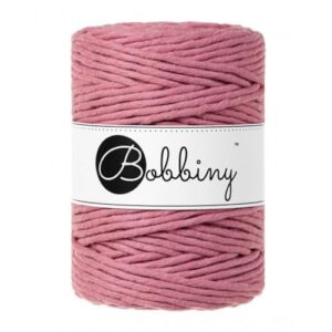 Bobbiny XXL — Corde macramé peignée 5 mm 100 m Blossom
