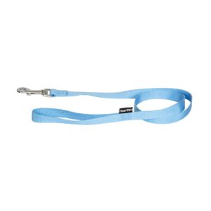 MARTIN — Laisse en nylon bleue 10 mm x 120 cm