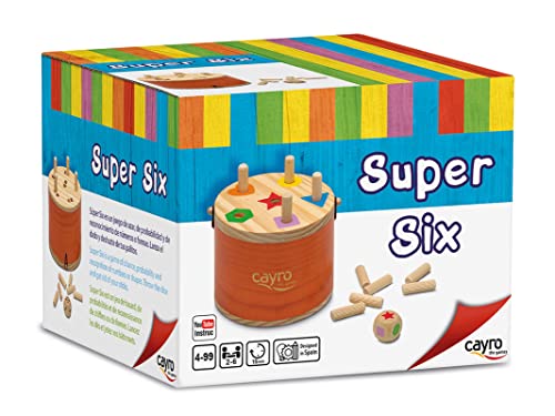 CAYRO Super Six — jeu de société en bois dès 4 ans