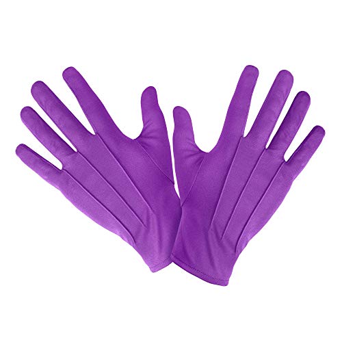 W WIDMANN MILANO Party Fashion — Gants polyester violets 22 cm