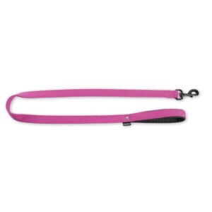 MARTIN SELLIER — Laisse pour chien en nylon rose 120 x 1,6 cm