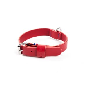 MARTIN — Collier bicolore en cuir pleine fleur 45 cm