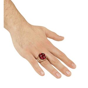 Alternative view of W WIDMANN MILANO Party Fashion — Bague adulte or et rouge