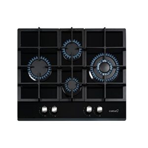 CATA LCIB 6031 BK — Plaque de cuisson gaz 4 foyers 64 cm noire