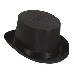 W WIDMANN MILANO Party Fashion — Chapeau haut de forme noir satiné