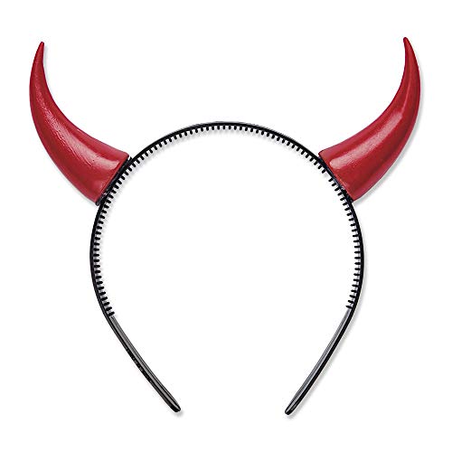 W WIDMANN MILANO Party Fashion — Serre-tête cornes de diable rouges