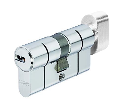 ABUS KD6PSN — Cylindre à bouton 50/50 mm nickelé