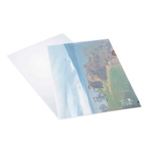 RAPESCO 1105 ECO — Pochettes coin A4 transparentes, lot de 25