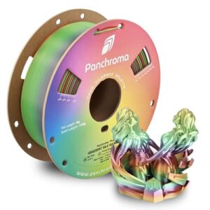 Filament PLA soyeux dégradé arc-en-ciel