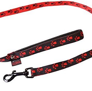 MARTIN SELLIER — Laisse en nylon pour chien Patte rouge