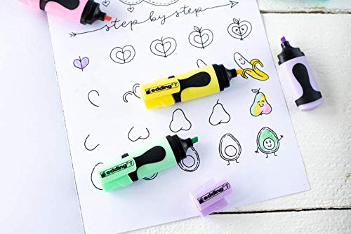 EDDING 7 Mini-surligneur — lot de 10 jaunes pastel – Image 7