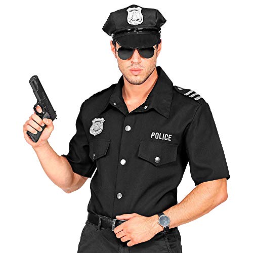 W WIDMANN MILANO Party Fashion — Chemise de policier noire
