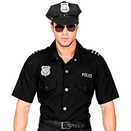 W WIDMANN MILANO Party Fashion — Chemise de policier noire – Image 5