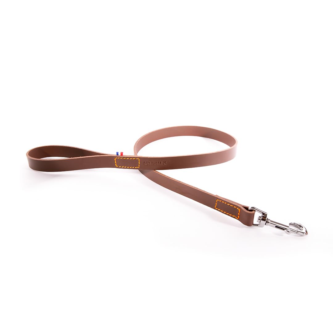MARTIN 499 Bicolor — Laisse en cuir marron