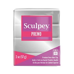 SCULPEY Premo Accent — pâte polymère argent 57 g