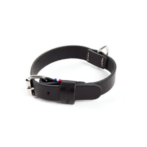 MARTIN SELLIER — Collier bicolore en cuir pleine fleur 50 cm