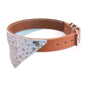 MARTIN — Collier bandana fantaisie en cuir Miami