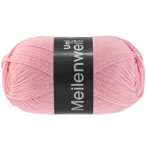 LANA GROSSA Meilenweit — Laine à chaussettes 4 brins rose