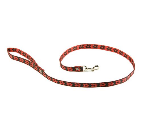 ALTEREGO — Écharpe jacquard rouge/noir 1 m M