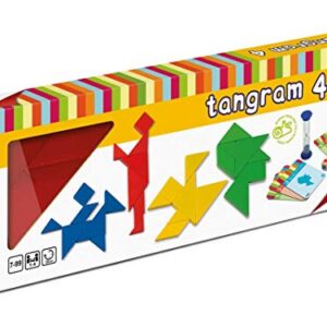 CAYRO — 4 tangrams en bois, jeu d’ingéniosité