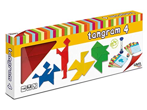 CAYRO — 4 tangrams en bois, jeu d’ingéniosité