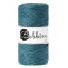 BOBBINY Regular — Corde macramé peignée 3 mm 100 m Peacock Blue