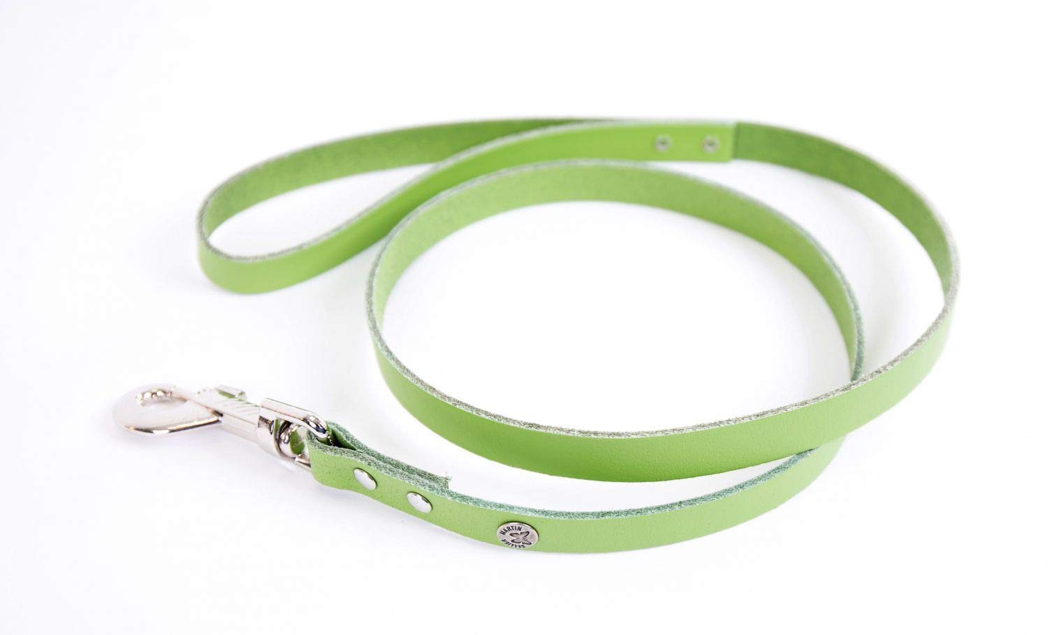 MARTIN — Laisse en cuir coloré classique