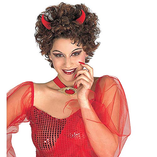 W WIDMANN MILANO Party Fashion — Serre-tête cornes de diable rouges – Image 4