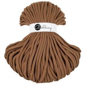 BOBBINY Jumbo — Corde macramé tressée 9 mm 100 m Caramel