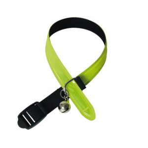 VIVOG — Collier pour chat réfléchissant jaune 30 cm