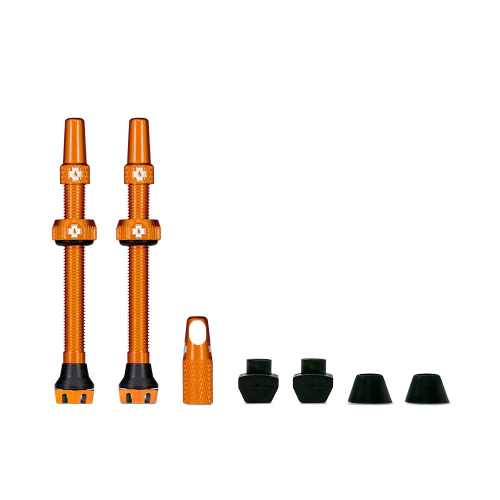 Muc-Off — Valves tubeless Presta 60 mm orange