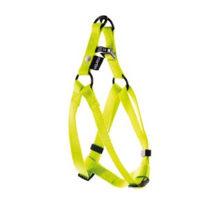 MARTIN SELLIER — Harnais baudrier classique en nylon vert citron