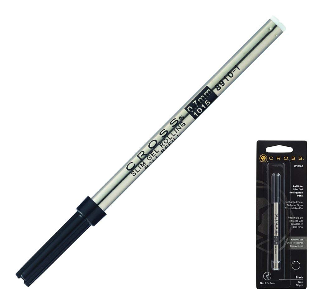 CROSS Slim — Recharge pour stylo roller gel noir