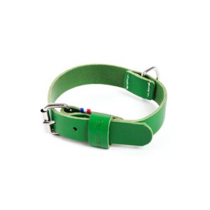 MARTIN — Collier bicolore en cuir pleine fleur