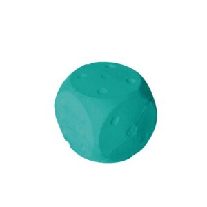 Rubb'n'roll Rubb'n'Soft Dice L — jouet en caoutchouc naturel 5 cm