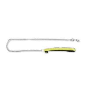 MARTIN SELLIER Confort Forte — Laisse chaîne nylon verte