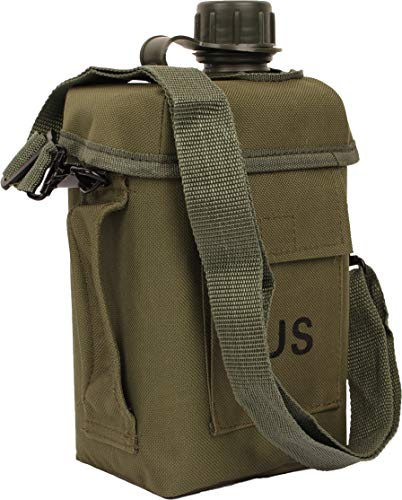 MIL-TEC Patrol — Gourde avec housse et sangle olive 2 L – Image 2