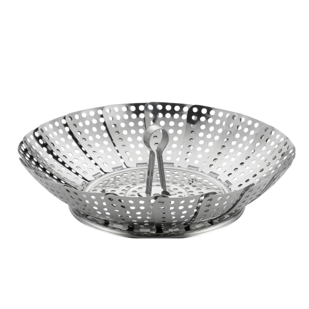 METALTEX VAPORETTE — Panier vapeur inox pliable 14 à 23 cm