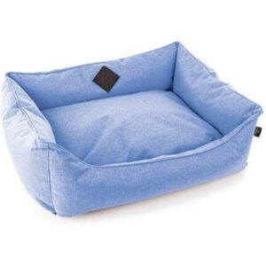 MARTIN — Corbeille pour chien bleue avec coussin amovible