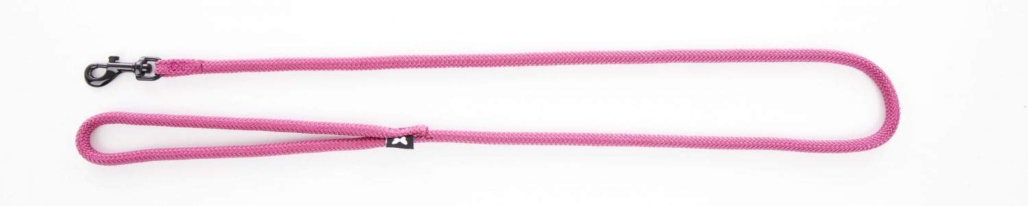 MARTIN — Laisse ronde classique en nylon rose 9 mm x 120 cm