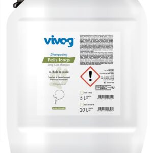 VIVOG — Shampooing pour chien poils longs 20 L