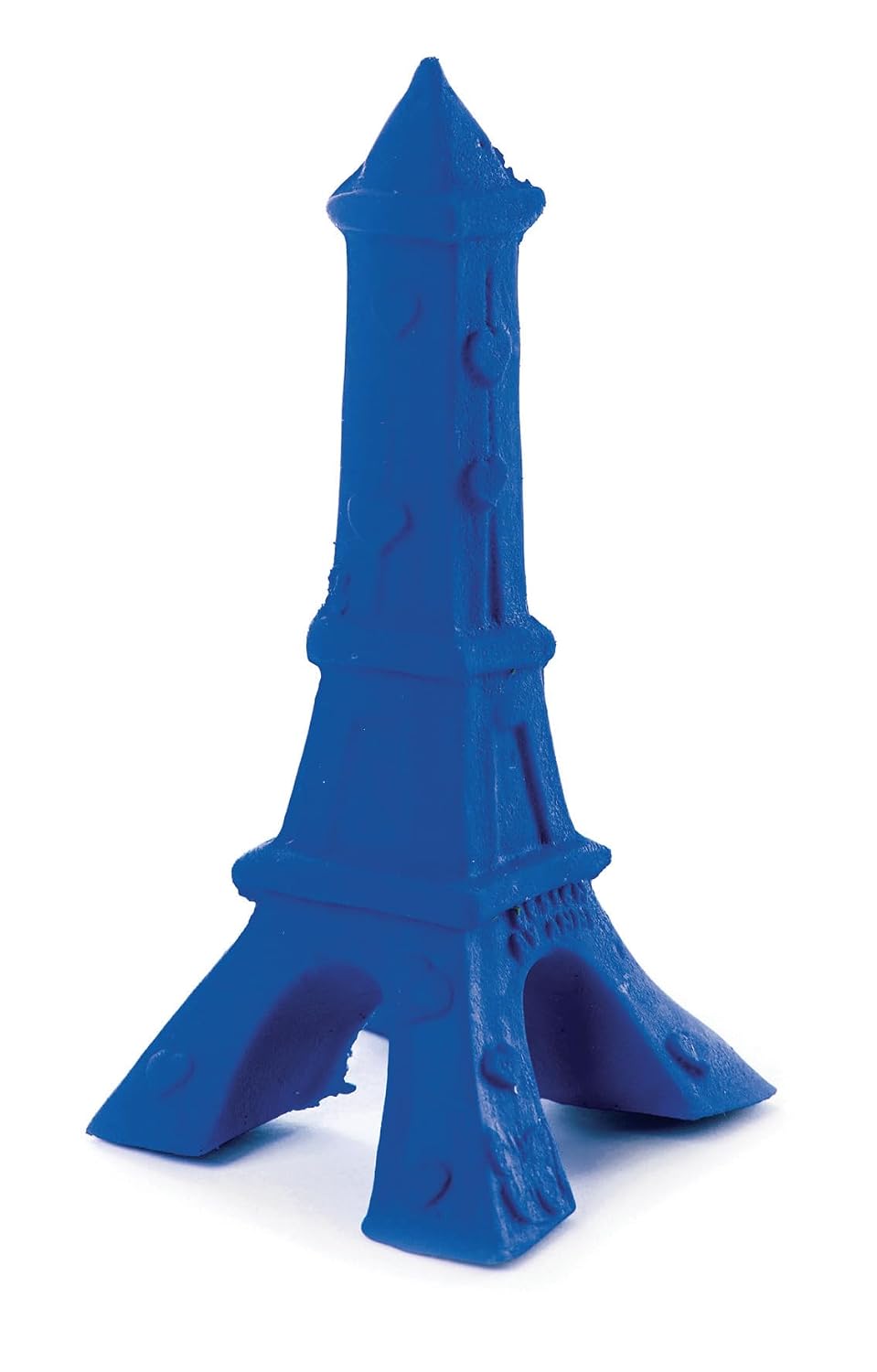 MARTIN — Jouet pour chien Tour Eiffel en latex 15 cm bleu