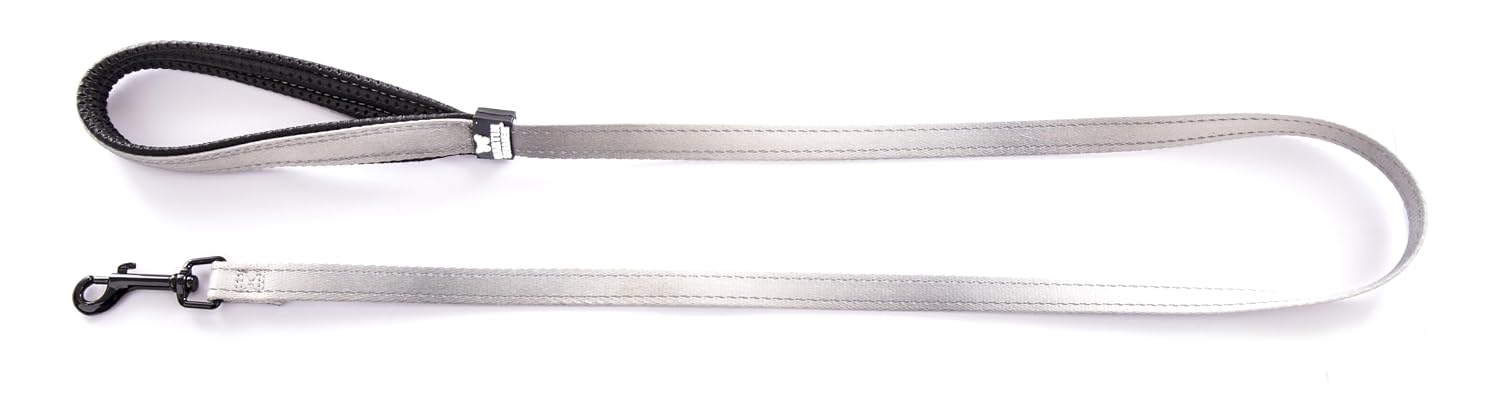 MARTIN SELLIER Color Vibe — Laisse en nylon grise réfléchissante