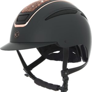 COVALLIERO Elite — Casque d’équitation or rose S/53-55 cm
