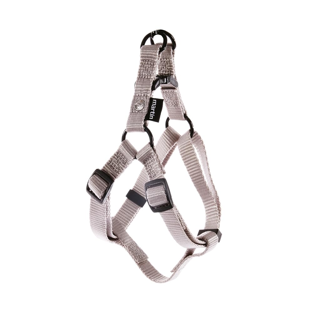 MARTIN SELLIER — Harnais baudrier classique en nylon gris 50/70 cm