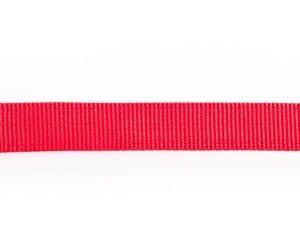 MARTIN SELLIER — Laisse double épaisseur en nylon rouge 60 cm