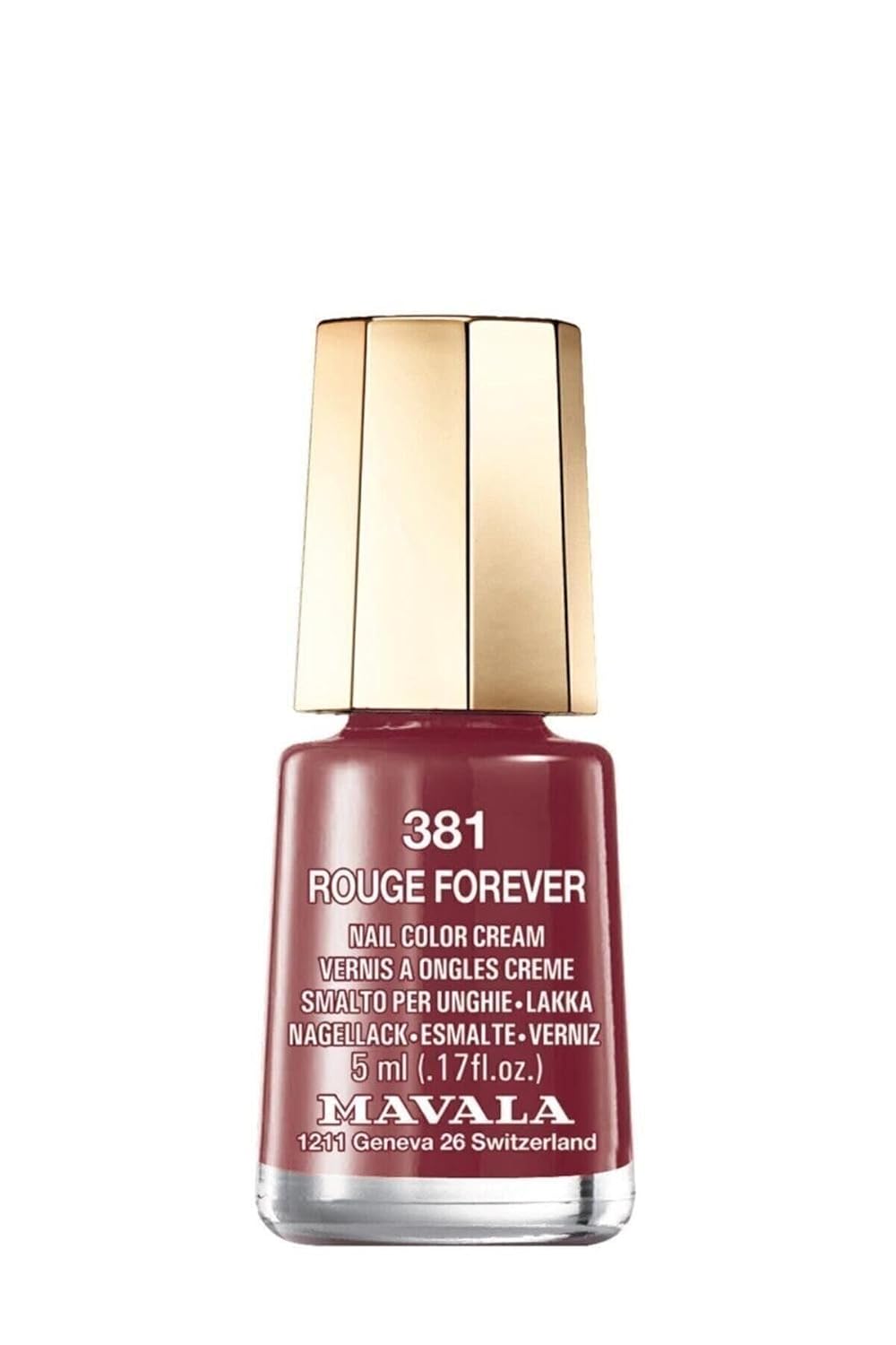 MAVALA Mini Color — Vernis à ongles crème Rouge Forever 5 ml