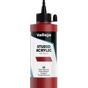 VALLEJO Studio Acrylique — Peinture acrylique 200 ml Rose madder